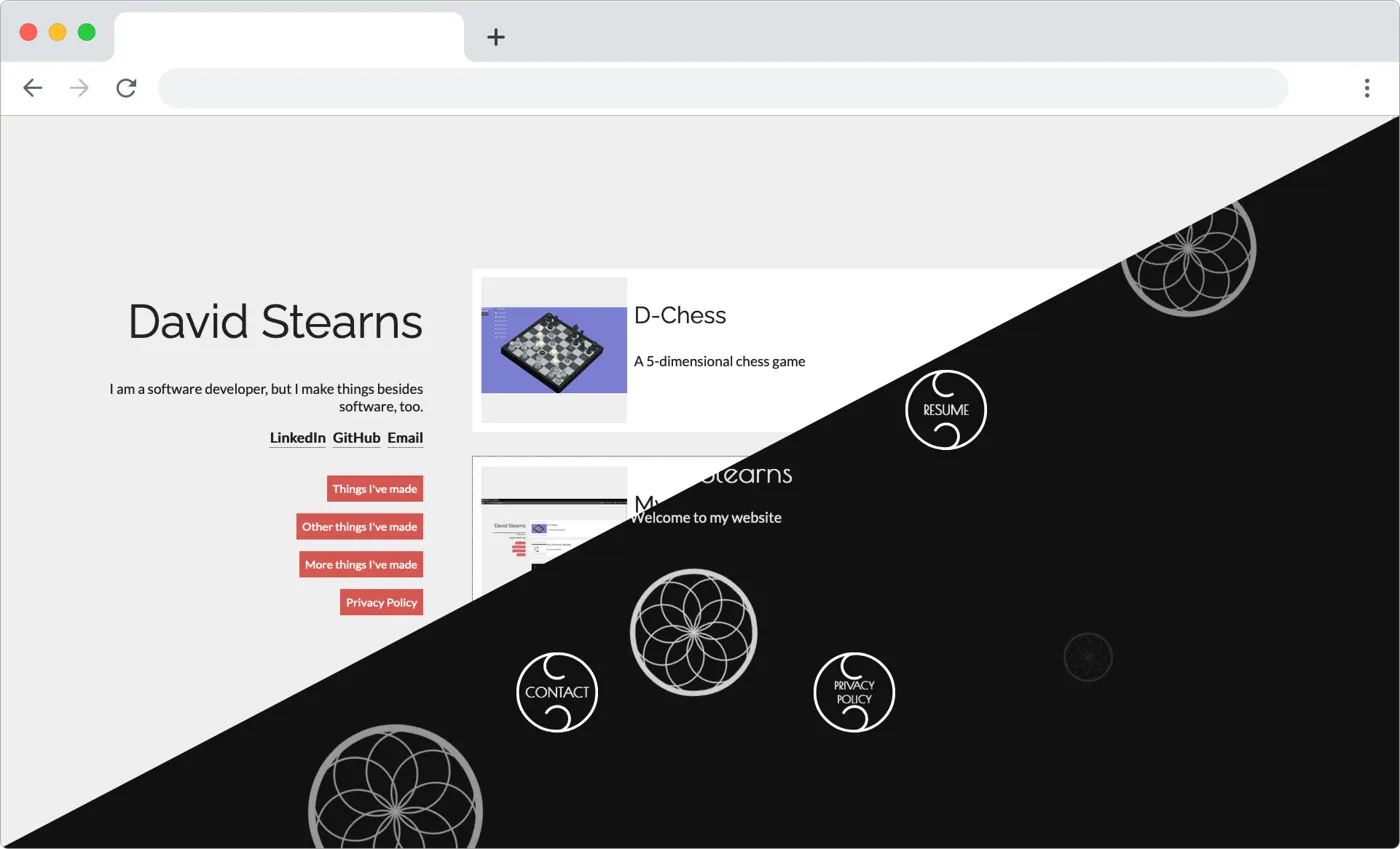 Two of my old portfolios