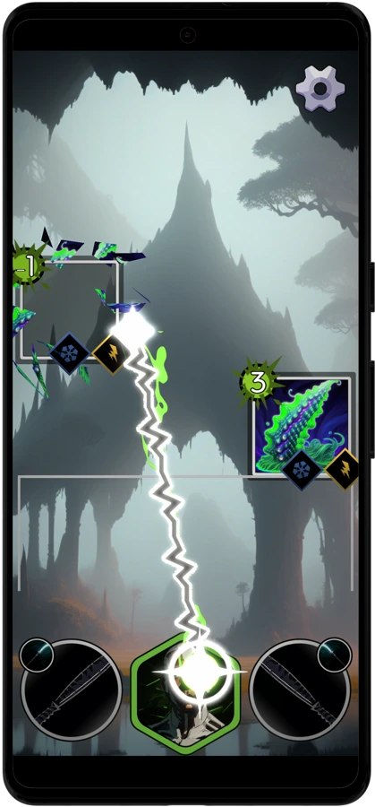 A battle in Aspire: To The Stars